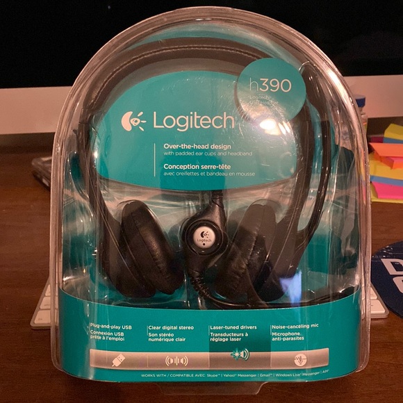 Logitech h390 Noise Canceling Headset NWT - Picture 2 of 5